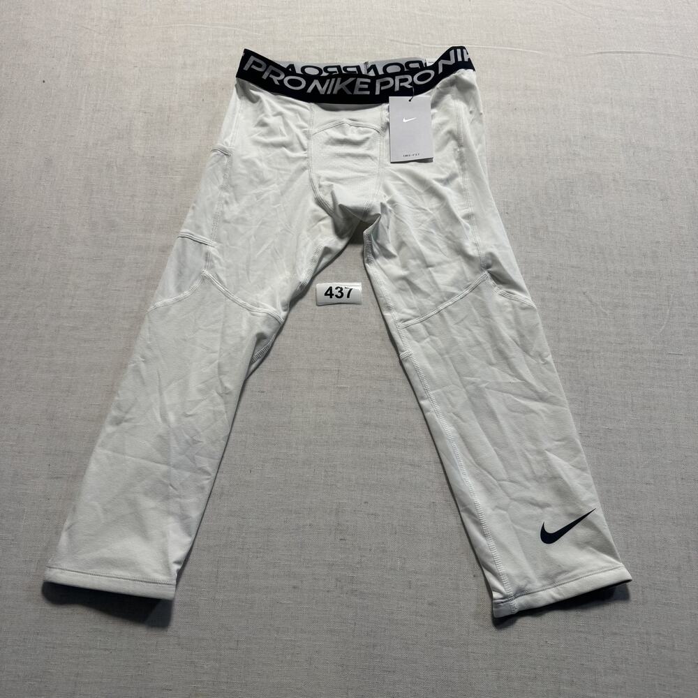 Nike Pro Dri-FIT Big Kids'‎ (Boys') Tights Sz XL White Brand New